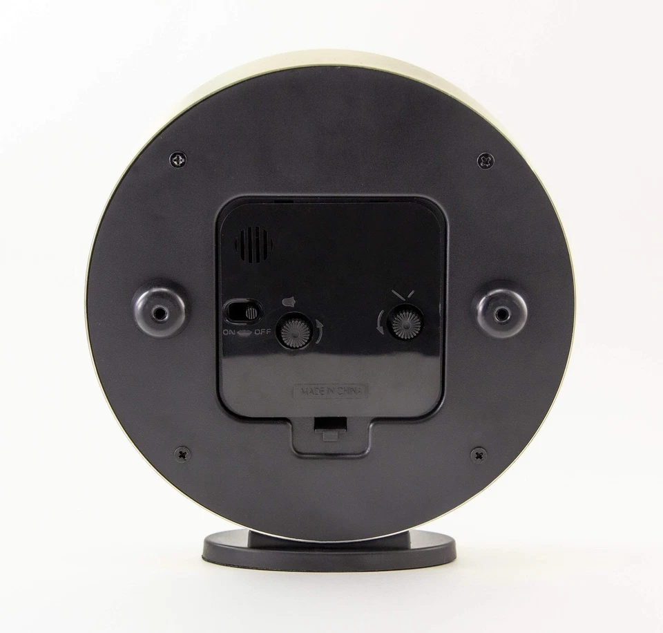 Reloj despertador Crosley Moderno Art Deco Oficina y Escritorio Dorado y Negro Dorado Foto 3 de 4