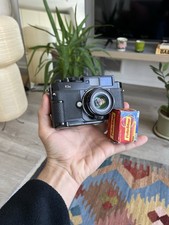 Impugnatura laterale RF originale Voigtlander Bessa R2 R3 R4 serie nera + pellicola omaggio 200