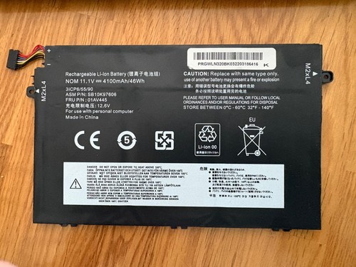 Akku für Lenovo Thinkpad E14 E15 E480 E580 E490 E590 01AV445 L17M3P51