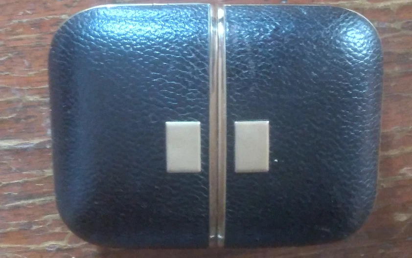 Reveil de voyage Lancel vintage retractable cuir noir - Photo 3/3