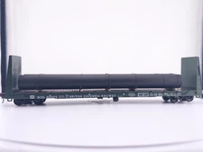 HO Scale Roundhouse 60' Bulkhead Flat Car British Columbia Railway BCOL 869375