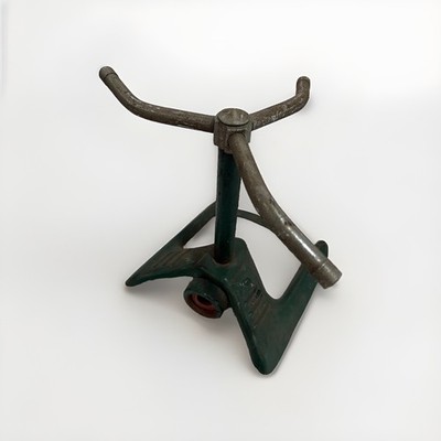 Vtg 3 Arm Green Base Cast Iron Yard Water Sprinkler Spins But Untested **READ**