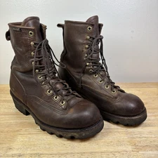 Chippewa Mens 10W Paladin Bay Apache Waterproof Logger Brown Boots 73100