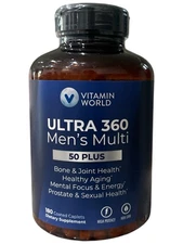 Ultra 360 Multivitamin for Men 50 Plus, Men's 50+ Multivitamin with Minerals(EE)