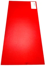 Playboard High Density Polyethylene Sheet Matte Finish RED 24"L X 12"W X 1"THICK