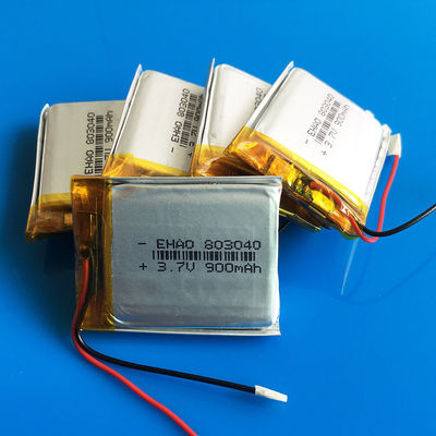 ih's shop　803040 5 pcs 3.7v 900mAh Li Po Rechargeable Battery 803040 for MP4 DVD