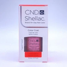 CND Shellac UV Gel Polish 0.5oz NIB Fragrant Freesia Discontinued Color Big Size