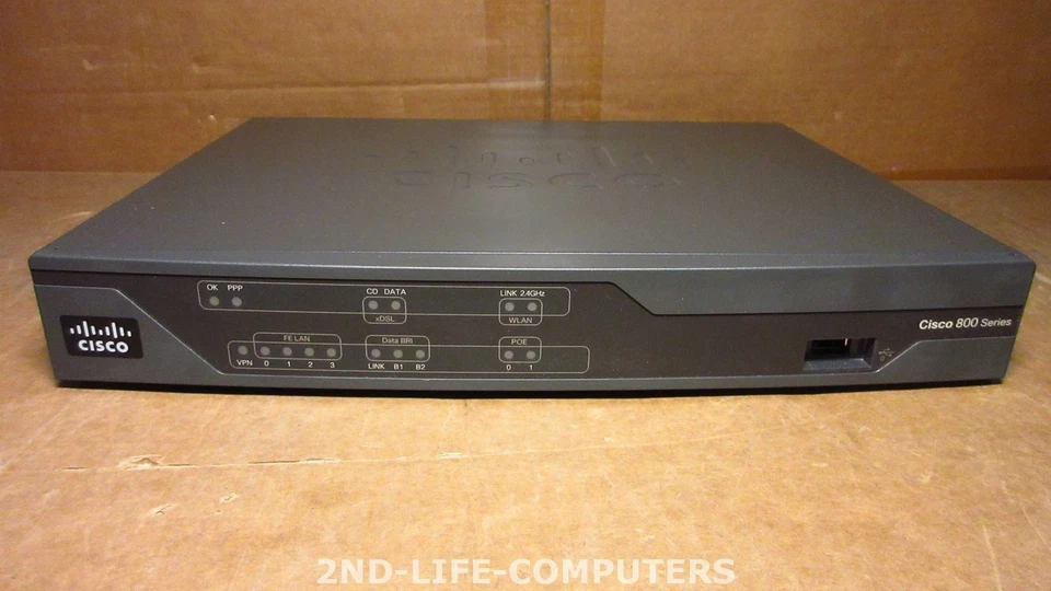 CISCO CISCO887VA-SEC-K9 C887VA-K9 Secure router VDSL2/ADSL2+ over POTS ELG EX PS - Bild 2 von 3