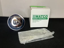 Watco 38190-CP Push Pull Chrome Plated Single-Hole Overflow Plate