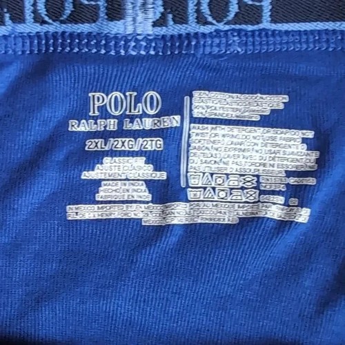 Slip Polo Ralph Lauren vestibilità classica vita media cotone nuovo senza etichette 2XL - Foto 3 di 3