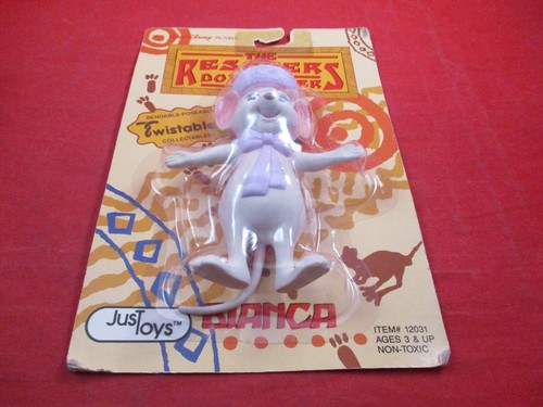 The Rescuers Down Under Just Toys Twistable Toy Figures NEW! Bernard Jake Bianca - 第 12/20 張圖片