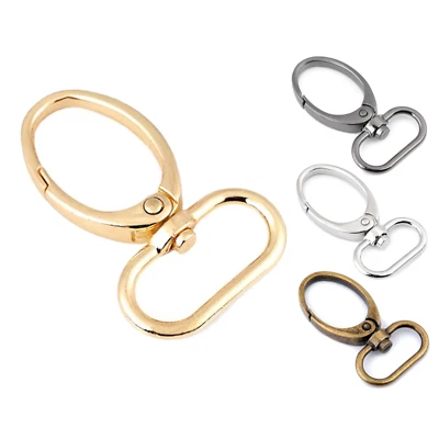 Taschenkarabiner 25mm Silber, Gold, Schwarz, Altmessing - 2 / 6 / 10 / 20 Stk. - Bild 1 von 4