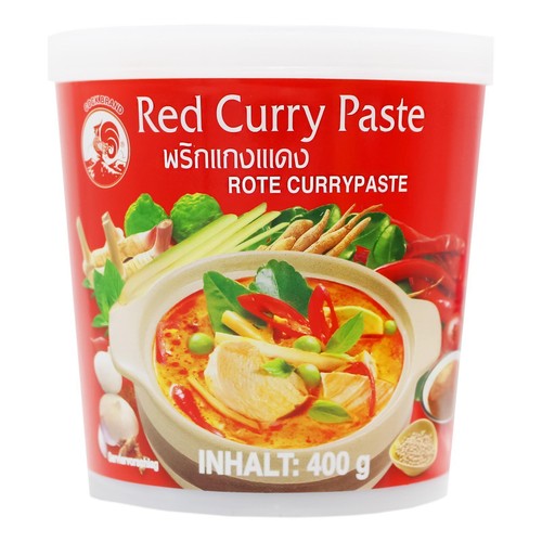 Cock Thai ROTE Currypaste 3x400g Red Curry Paste Rot rotes roter Curry - Bild 2 von 2