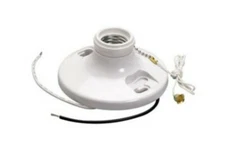 Pass & Seymour 280-WH6 : LAMPHOLDER 250W 250V PULL CHAIN WHITE