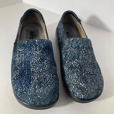 Womens Alegria Keli Pro Crackle Leather Mule Clog 8