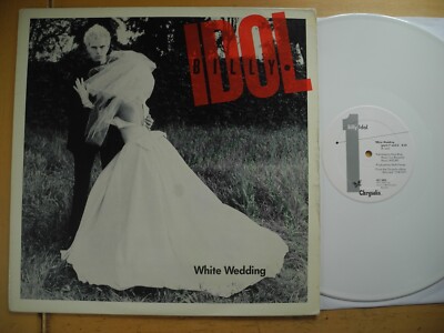 BILLY IDOL White Wedding 12'' Maxi 1982 US white vinyl EX-