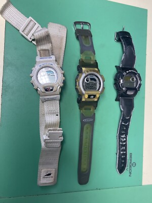 3 x G-Shock Uhren für Teile oder Reparatur. One Is A DW003 1647.