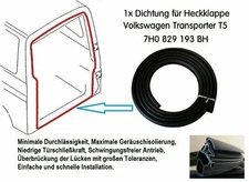 Schiebetürdichtung Kompatibel Mit V.W. T6 BUS MULT Produktbild-Vorschau 6