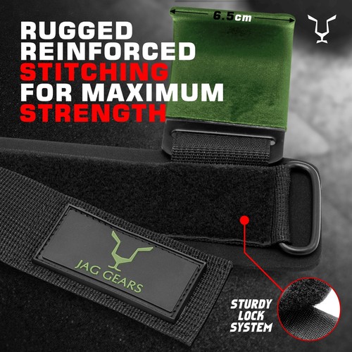 Jag Weight Lifting Hook Straps, Metal Hooks Gym Lift Straps, Wrist Support Grips - Picture 29 of 32