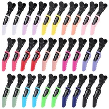 HH&LL 30pcs Alligator Styling Sectioning Hair Clips (15 Colors) 15 Colors 