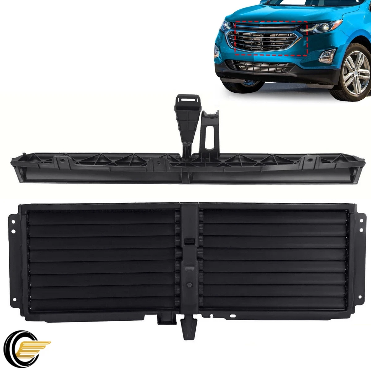 Aluminum Radiator For 2018-2022 Chevy Equinox & GMC Terrain 1.5L/2.0L Turbo - OEM 23270570 Fit