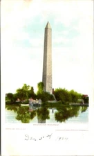 Washington D.C. View of the Washington Monument Vintage Postcard           14295