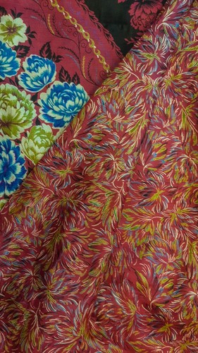 100% Pure Silk Sari Vintage Recycled Saree Silk Printed Fabric Material PSS16623 - 第 8/9 張圖片