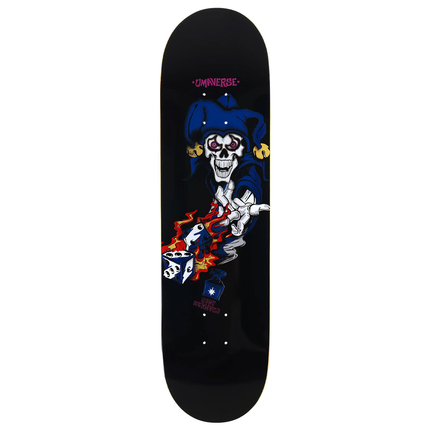 Umaverse Skateboard Deck Cody Jester 8.38