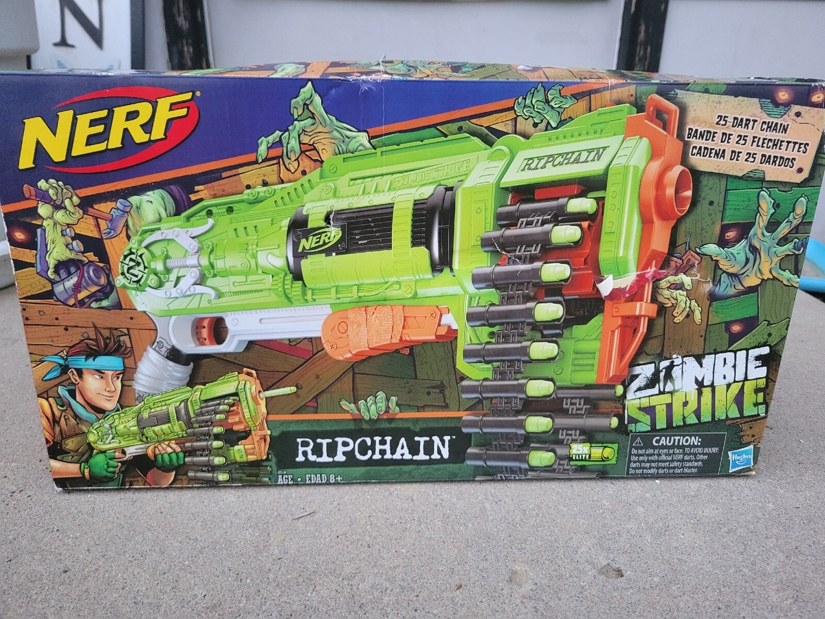 NERF RIPCHAIN トイガン グリーン・オレンジ NERF RIPCHAIN