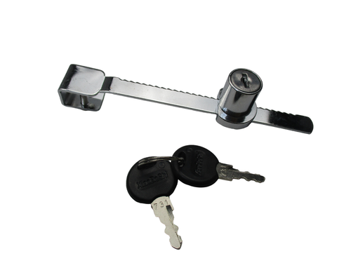 Display Case Sliding Glass Push Door Keyed Lock For Showcase Cabinet 2 Keys