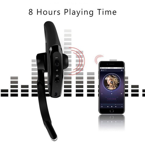 Wireless Bluetooth Headset Men Business Earphone Sports Earbud with Microphone - Picture 5 of 9