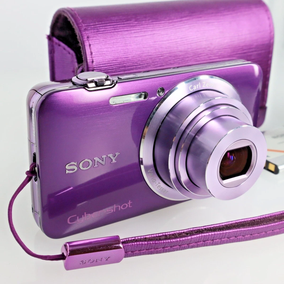 [Top Mint] SONY Digital Camera Violet Cyber shot DSC-WX30 5.0x Opt zoom  Japan