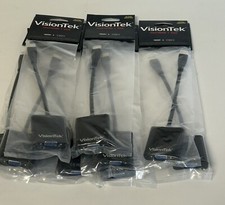 Lot of 19 Brand New VisionTek Mini HDMI to VGA Active Adapter M/F - 900743