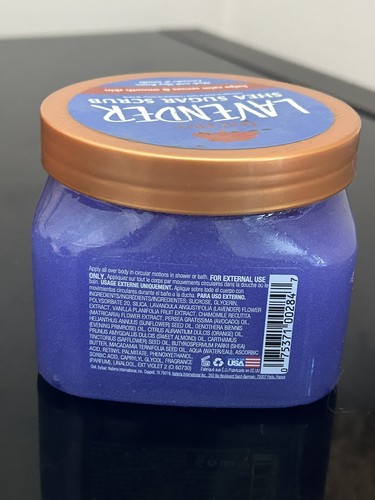 NEW Tree Hut Lavender Shea Sugar Scrub Shea Butter Lavender & Vanilla 18 Oz RARE - Picture 2 of 2