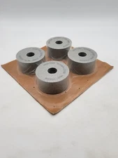 4PC Norton 32A60-JVBE Alundum Straight Cup Grinding Wheel 3" x 1 1/2" x 7/8"