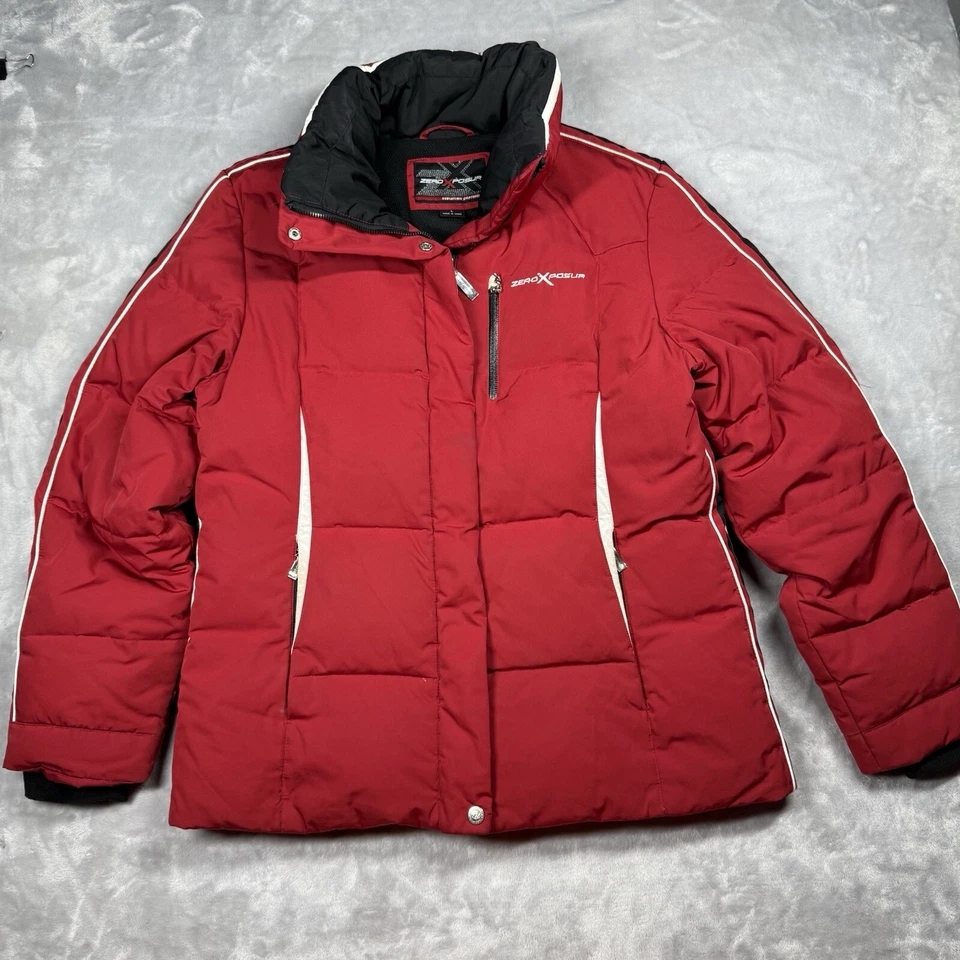 Chaqueta Roja de Invierno Talla L Zero Xposur Mujer Invierno Esquí Snowboard Chaqueta Foto 2 de 4