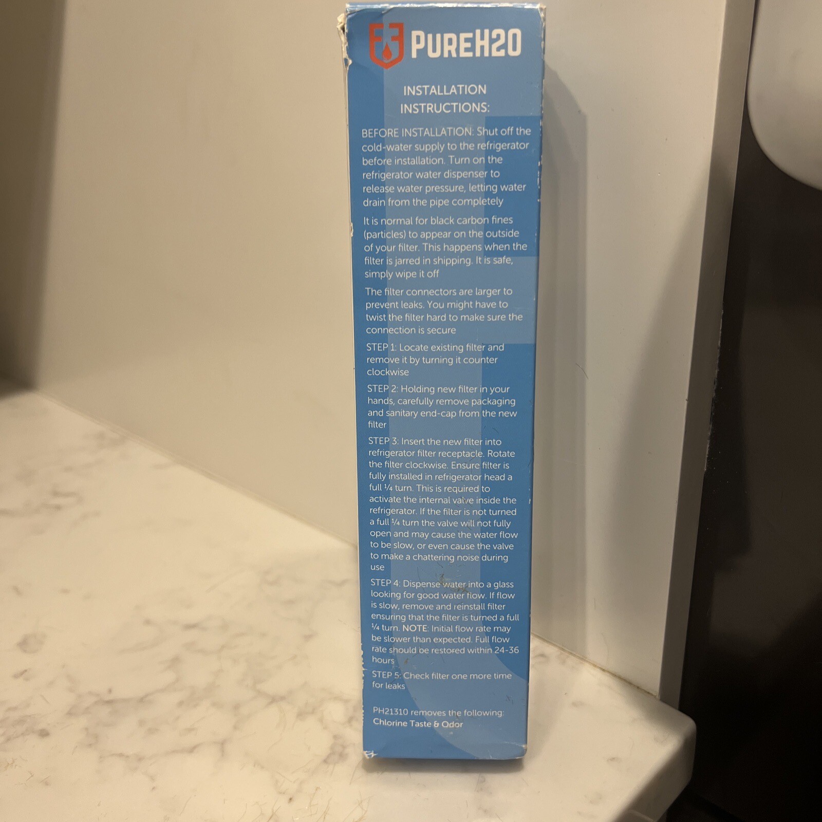 PureH2O PH21310 Refrigerator Water Filter White 642872647374 eBay