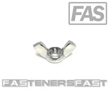 (20) M6-1.00 Stainless Steel Wing Nuts DIN315 Metric American Form M6 Wing Nuts