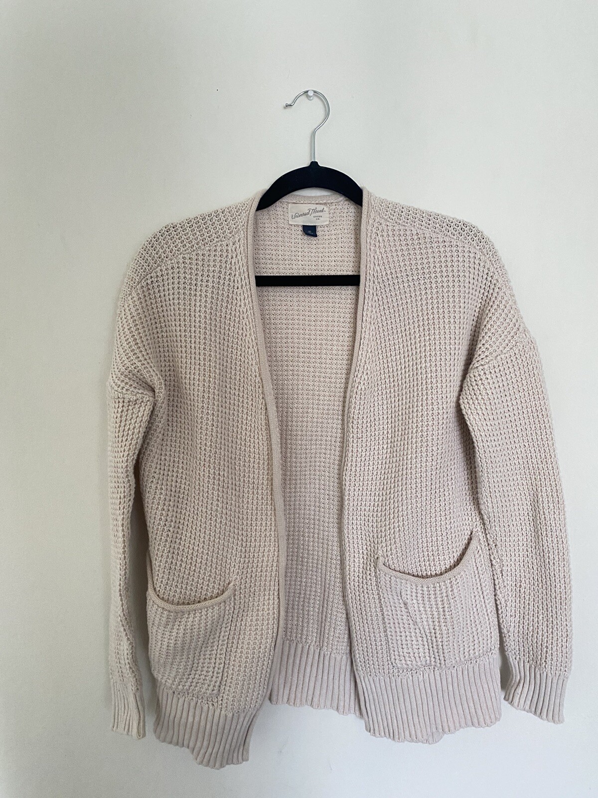 Universal thread light beige knit womens spring s… - image 3