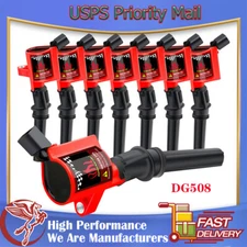 8X High Performance Ignition Coil For Ford Expedition F150 F250  4.6L 5.4L DG508