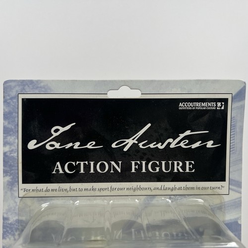 2005 Jane Austen 5.5" Poseable Action Figure With Writing Desk + Quill Pen New - Picture 3 of 5