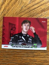 2024 topps paddock pass red foil Theo Pourchaire #28 Formula 1
