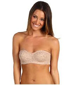 Wacoal Halo de renda tomara que caia Nude | eBay