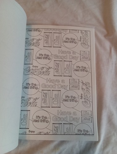 Lot of 2 Coca-Cola Coke Adult Advanced Coloring Book Soda Bottle Sign Logo Books - Picture 4 of 10
