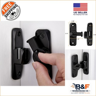 Durable 90/180 Degree Barn Door Latches - 10 Pack for Enhanced Home Security