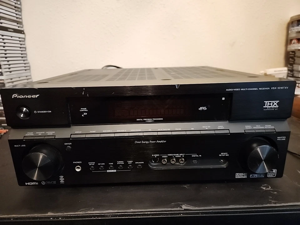 Pioneer VSX-1016TXV 7.1 Channel Surround Sound AV Receiver 1080p HDMI THX - Image 2 of 4