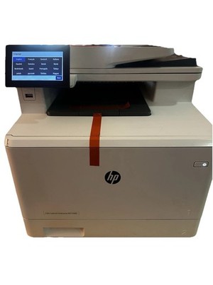 HP Color LaserJet Enterprise MFP M480f Printer   100% Toner   Tested 