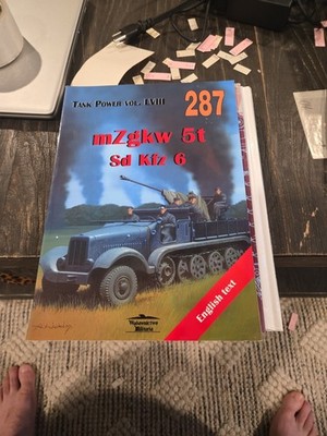 Sd Kfz 6 Vol 287 Tank Power Vol LVIII Book