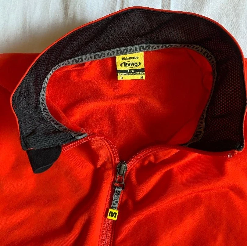 Mavic Ride Better Women's Red Cycling Jersey Long Sleeve USA M International L - Image 2 of 4