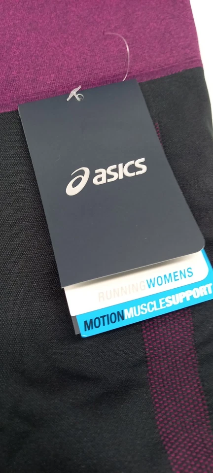 Asics Women's Pink Seamless Baselayer Motion Muscle Support Tights Medium NEW - Image 3 of 4